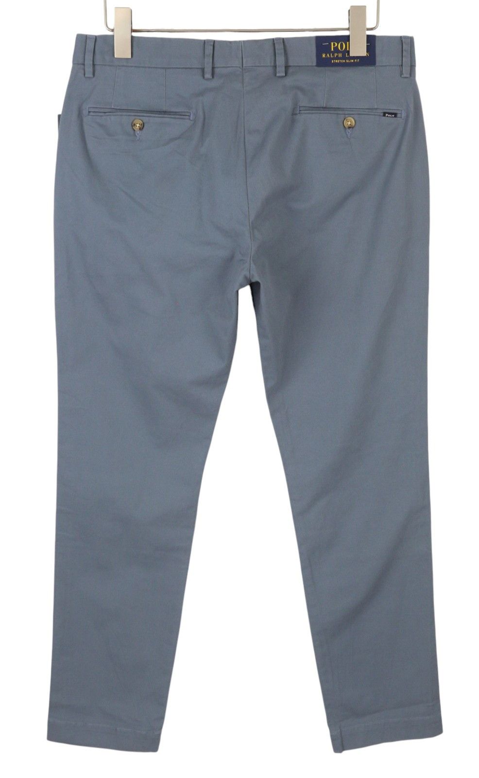 Ralph Lauren W33/L32 Blue Slim Stretch Chino Trousers 87042 Size US 33 - 2 Thumbnail
