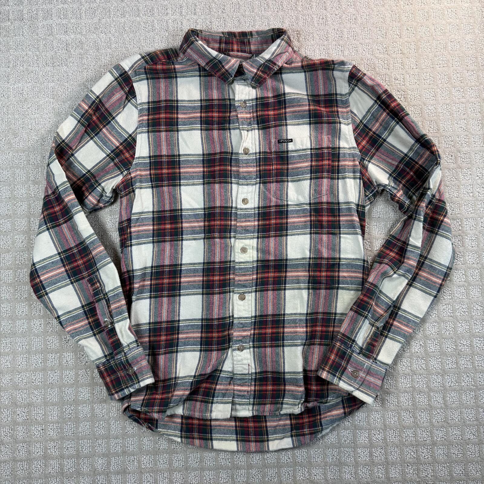 Polo Ralph Lauren Polo Double RL Plaid Flannel Button Up Shirt Size Small Size US S / EU 44-46 / 1 - 1 Thumbnail