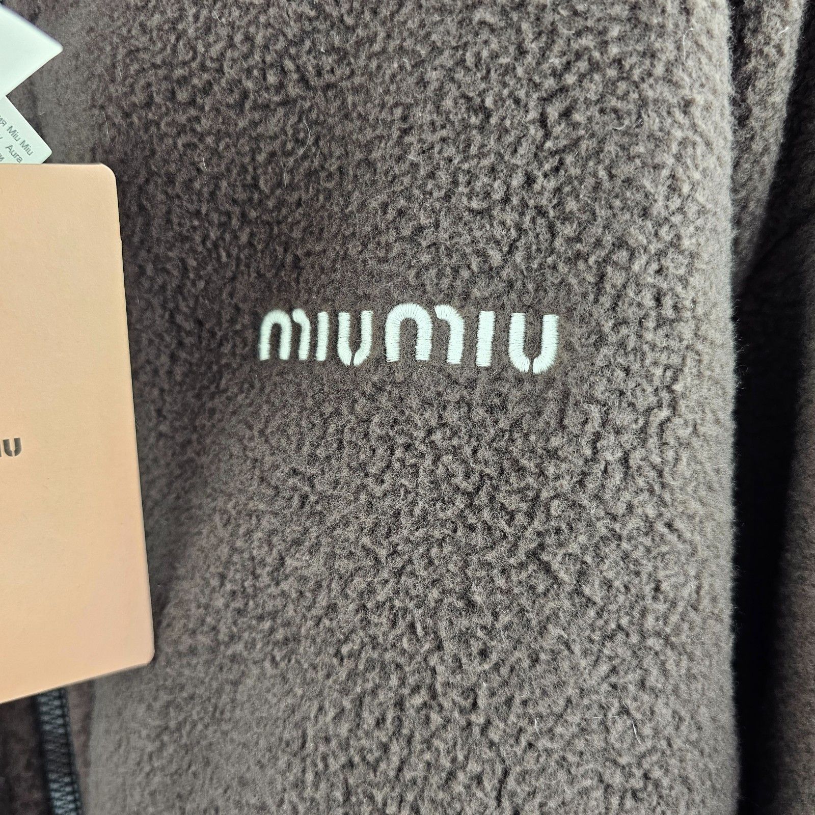 Miu Miu MIU MIU Dark Brown Jacket New & Authentic Size ONE SIZE - 6 Thumbnail