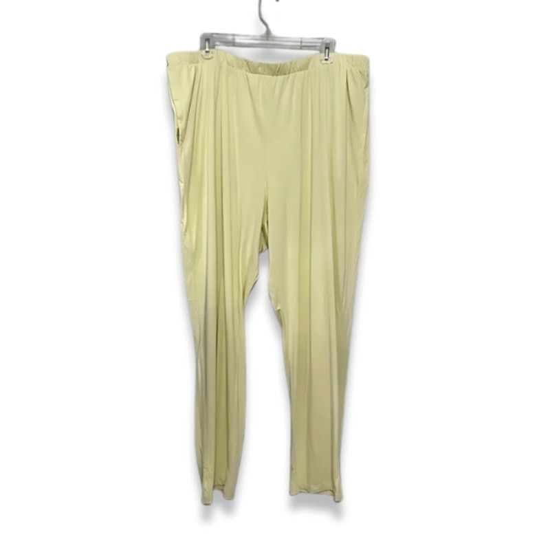 Other Open Edit Pull-On Pants Pocket Knit Yellow Women's 2X NWOT Size 40" / US 18 - 1 Thumbnail