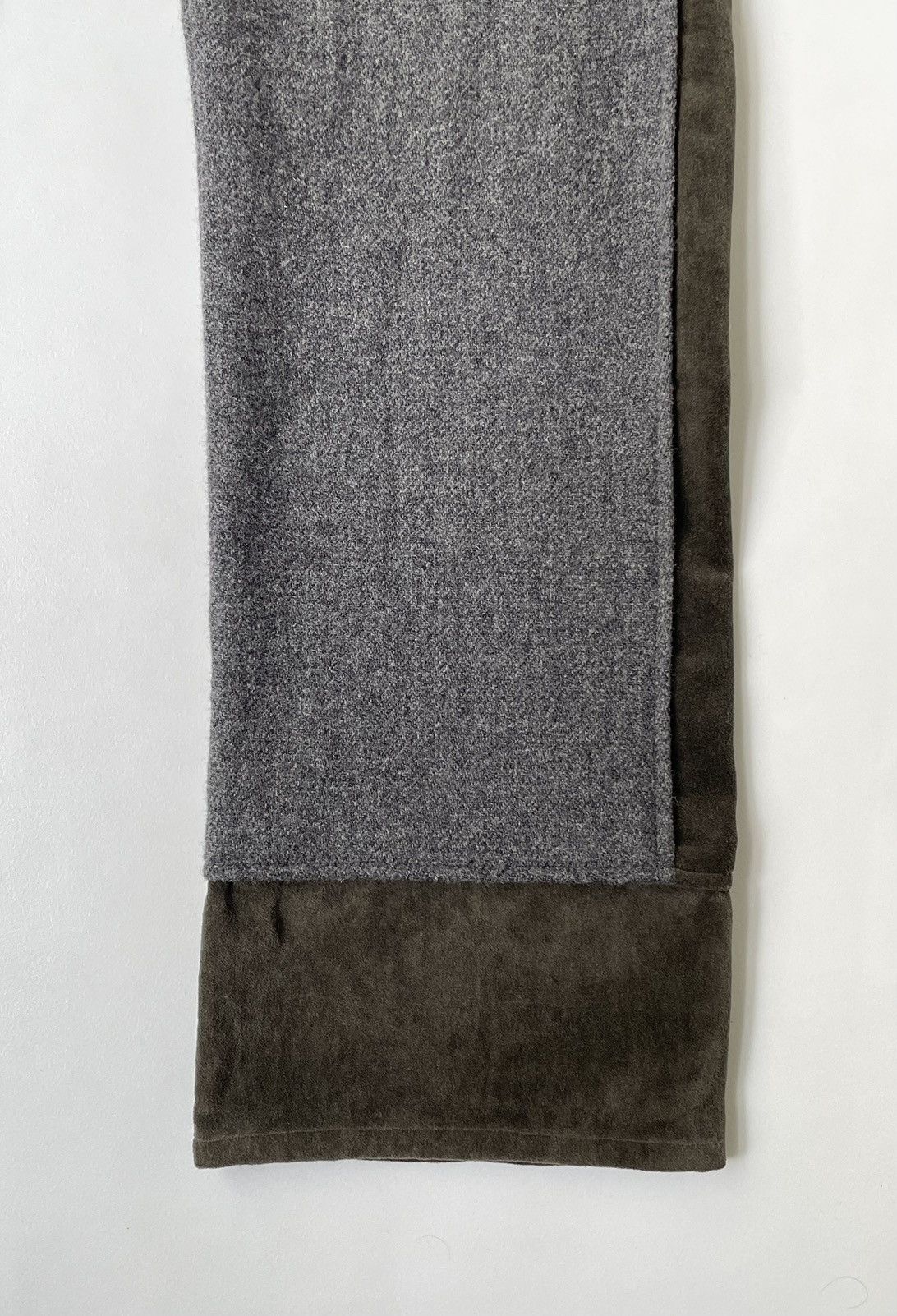 Comme des Garcons A/W 06 Velvet + Wool Panelled Trousers Size US 36 / EU 52 - 7 Thumbnail