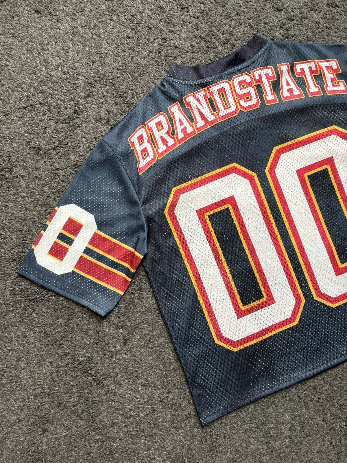 Japanese Brand Vintage style rare brandstate marine blue football jersey Size US L / EU 52-54 / 3 - 16 Thumbnail
