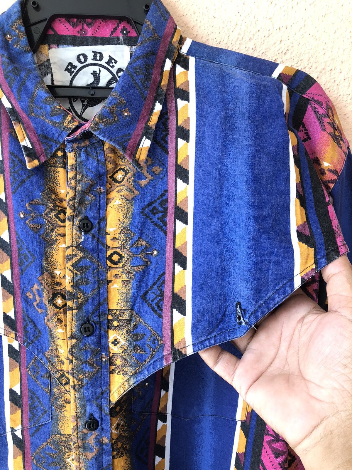 Country Road × Cowboy Equipment × Vintage Vintage RODEO ACTIVE Cowboy Western Shirt Size US XL / EU 56 / 4 - 5 Thumbnail