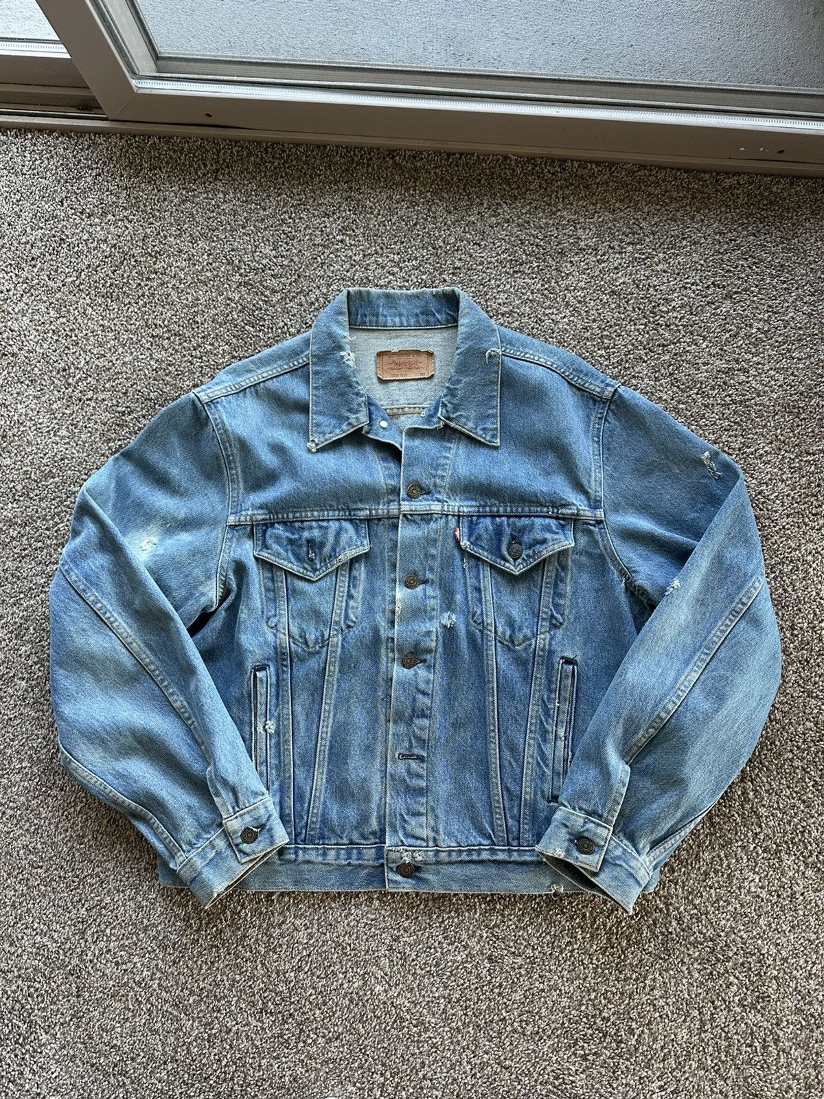 Levi's Vintage Clothing Levis Vintage Denim Jacket Size US L / EU 52-54 / 3 - 1 Thumbnail