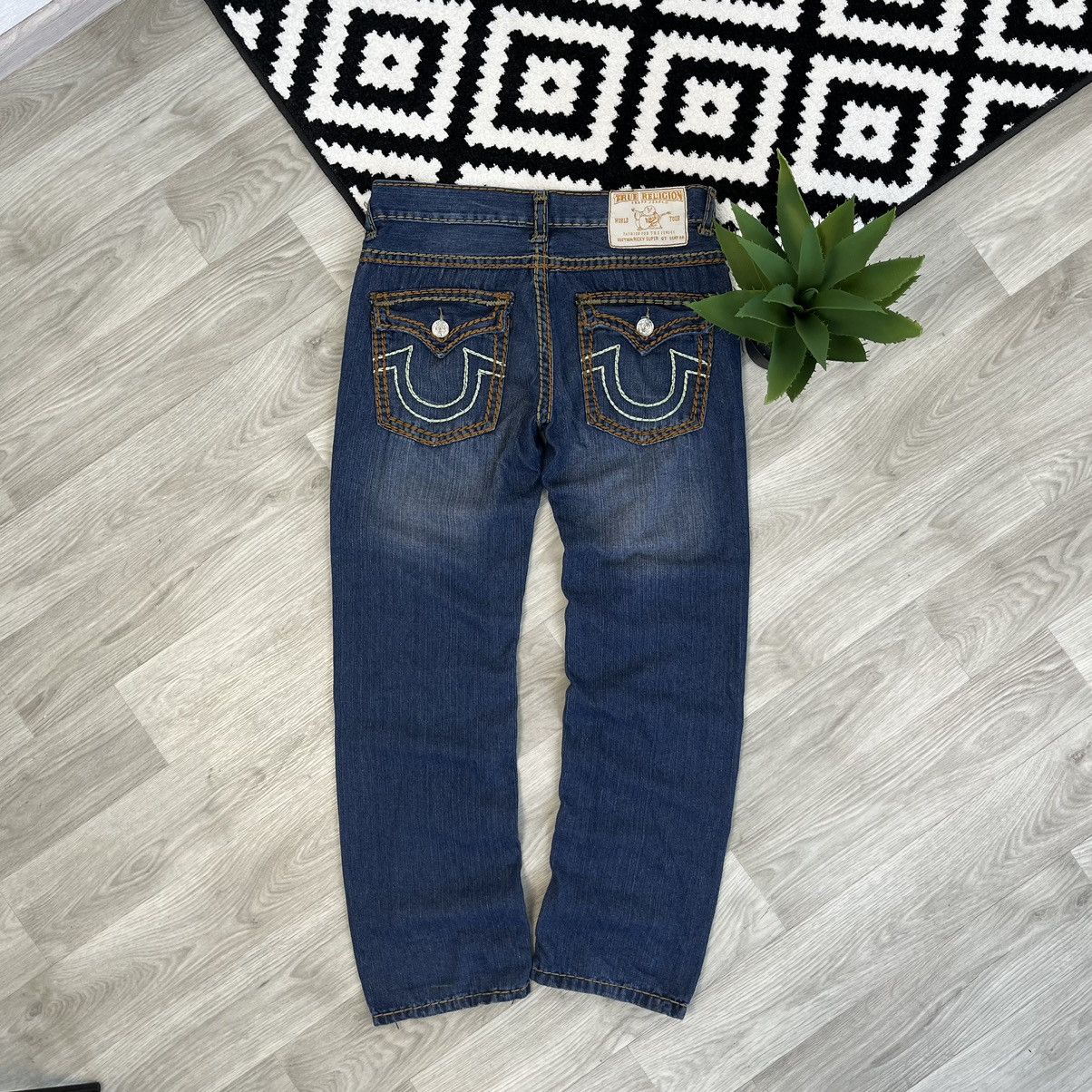 True Religion VINTAGE TRUE RELIGION RICKY SUPER QT CHIEF KEEF STYLE JEANS Size US 32 / EU 48 - 1 Thumbnail