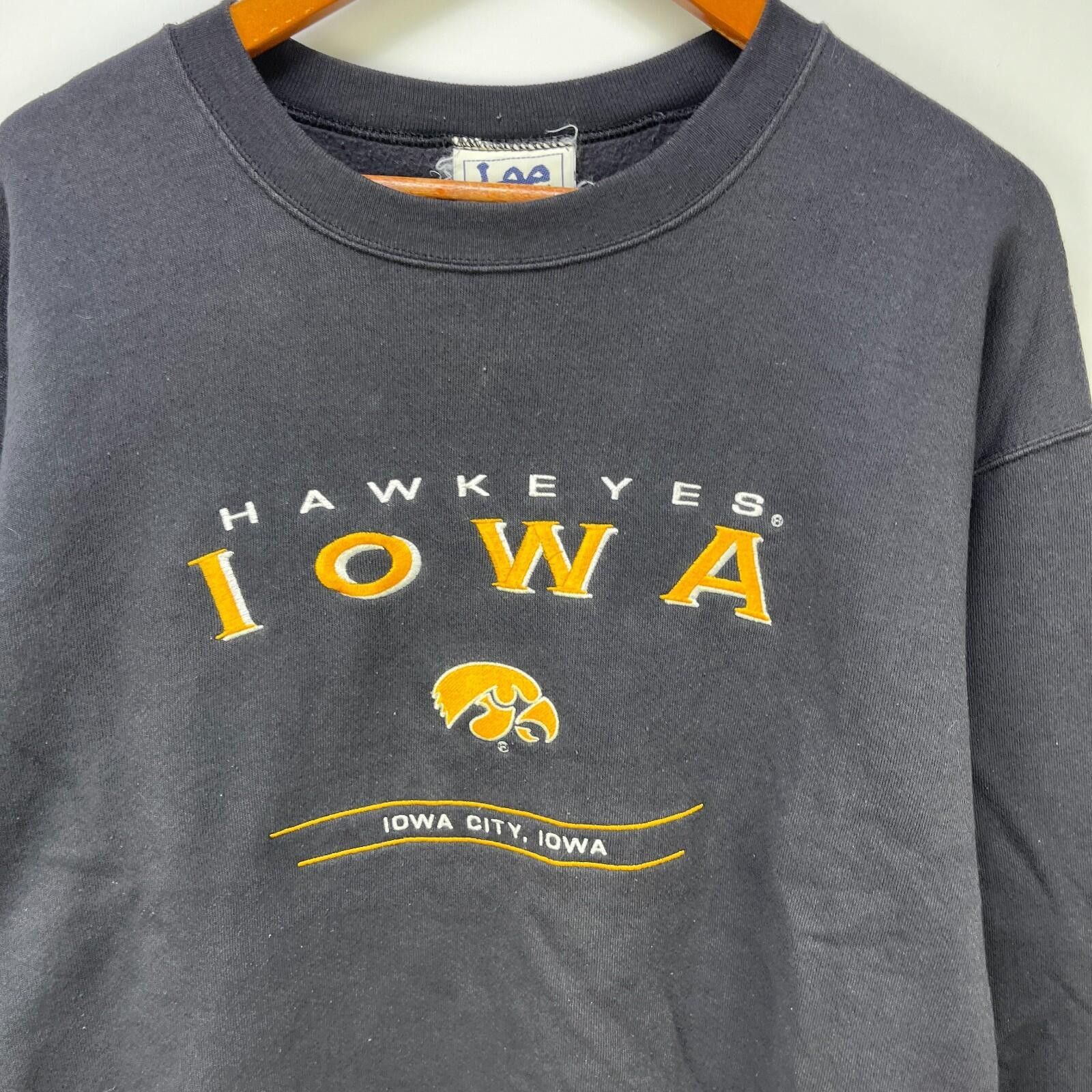 Other Vintage 90s Lee Iowa Hawkeyes Graphic Sweatshirt Large Size ONE SIZE - 2 Thumbnail