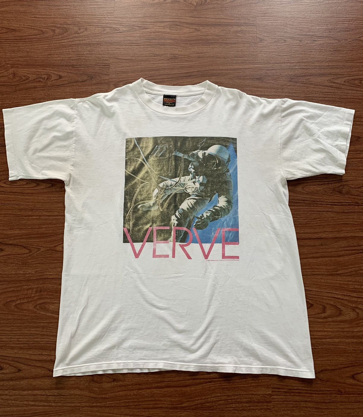 image of Band Tees x Vintage The Verve in White, Men's (Size XL)
