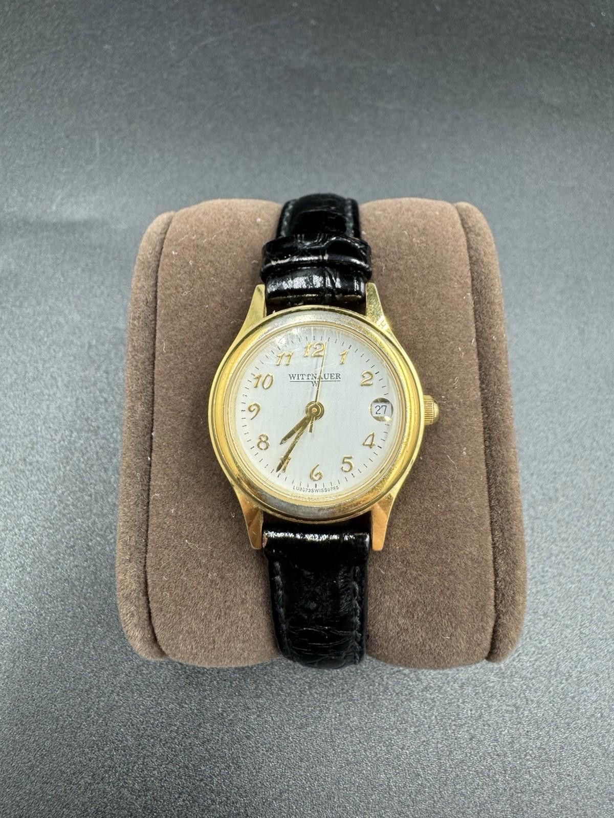 Wittnauer Vintage Wittnauer Women's Gold Tone Quartz Watch White Dial Size ONE SIZE - 2 Thumbnail