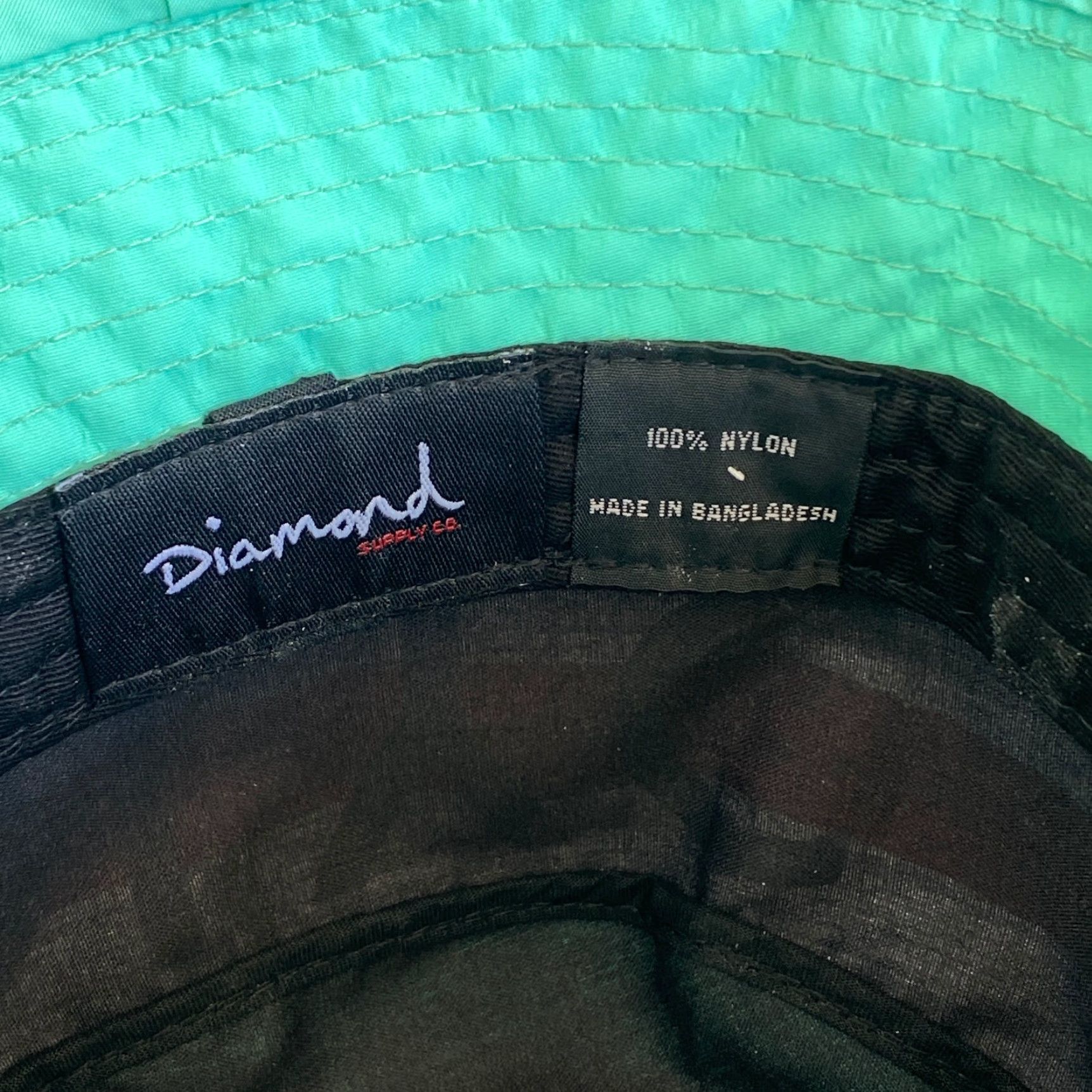 Diamond Supply Co. Diamond Supply Co DLYC Life Yacht Club Bucket Hat Mint Blue Nautical 1998 Multicolor Unisex Adults M Size Size ONE SIZE - 7 Thumbnail