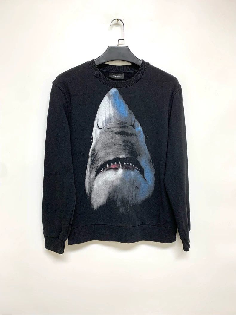 Givenchy Classic Black Shark Pattern Hoodie