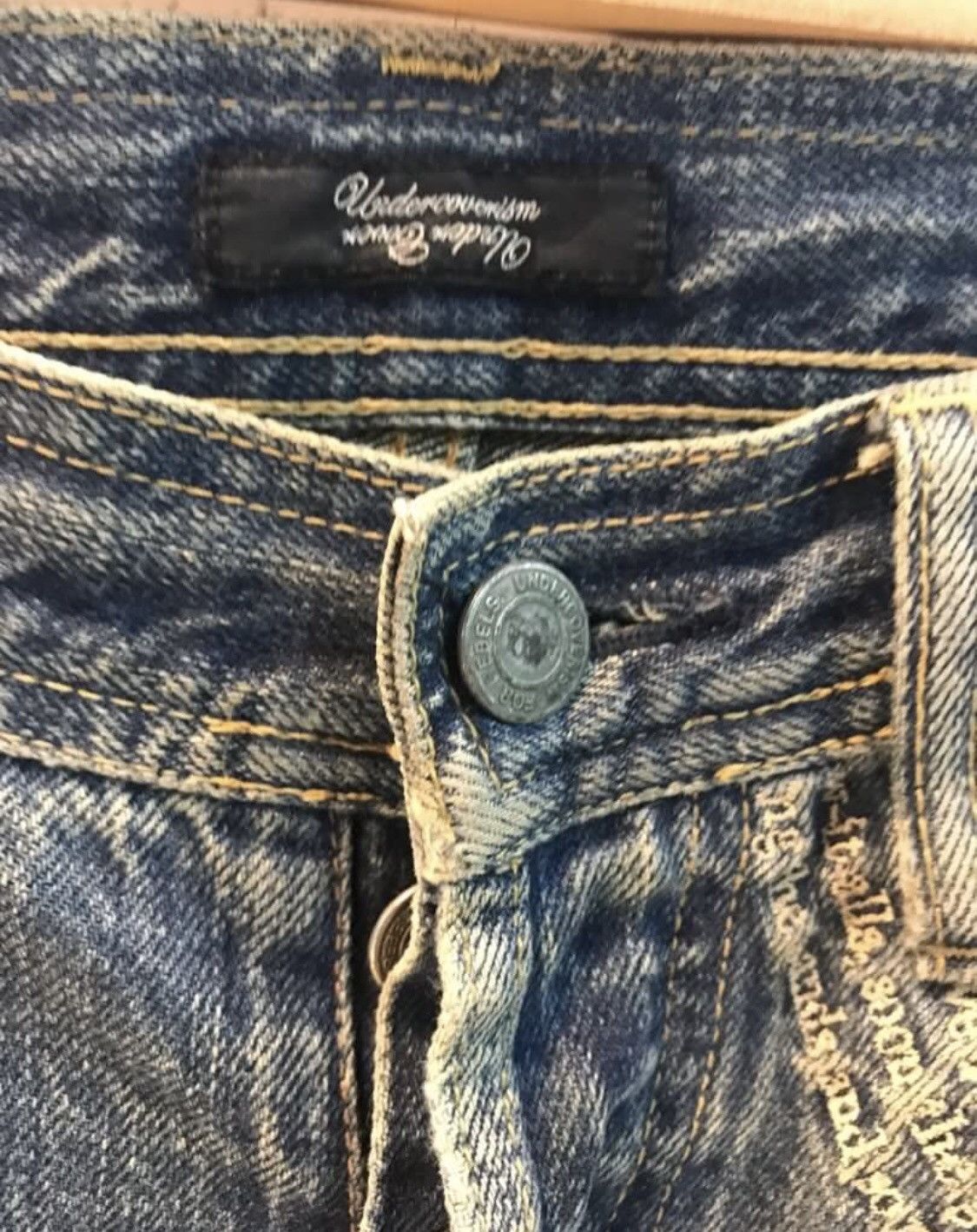 Undercover Undercover distressed with poem jeans Size US 30 / EU 46 - 10 Thumbnail