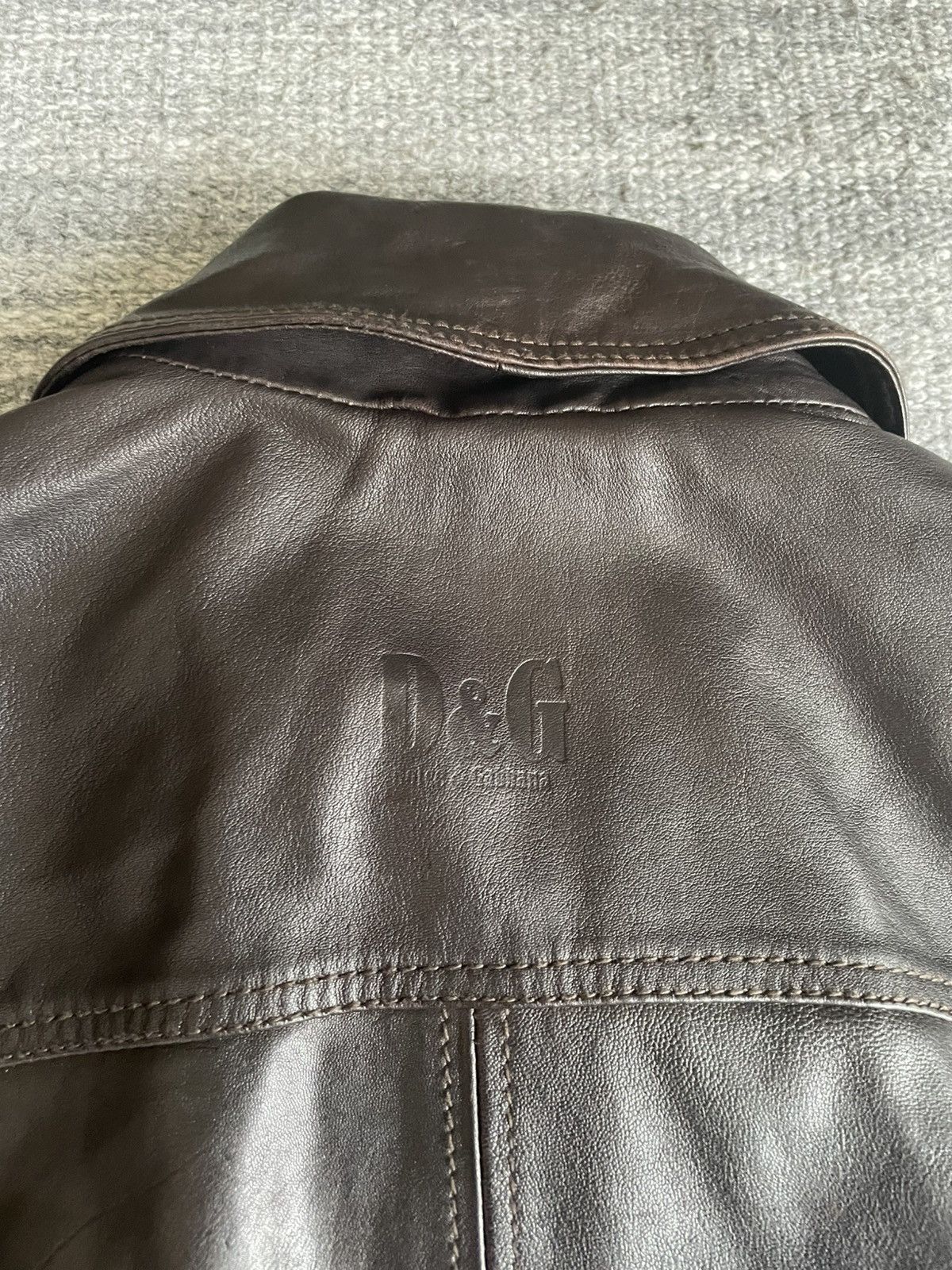 Dolce & Gabbana Dolce Gabbana Leather jacket Size US L / EU 52-54 / 3 - 4 Thumbnail
