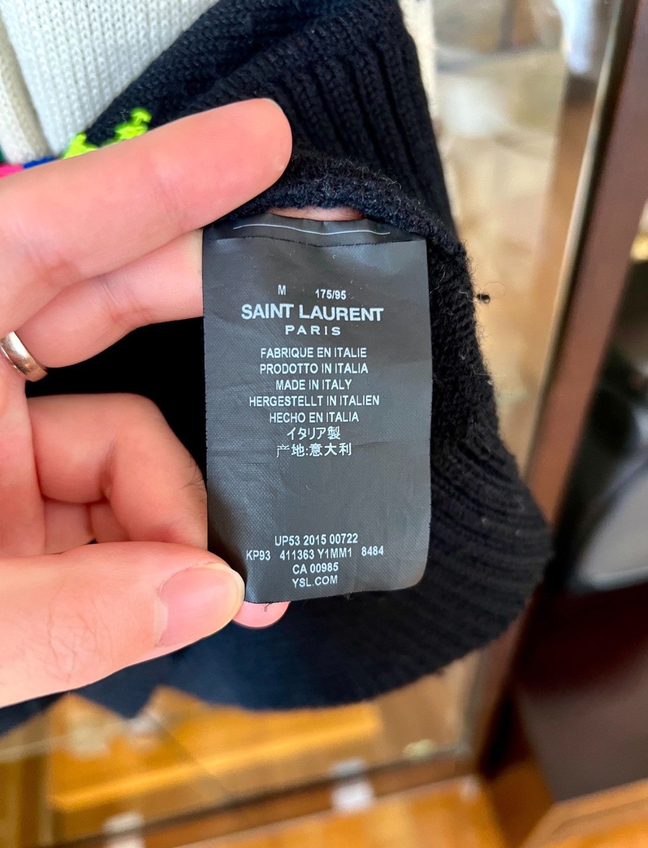 Saint Laurent Paris *RARE* Saint Laurent Paris SS16 T-Rex Knit Sz. M Size US M / EU 48-50 / 2 - 7 Thumbnail