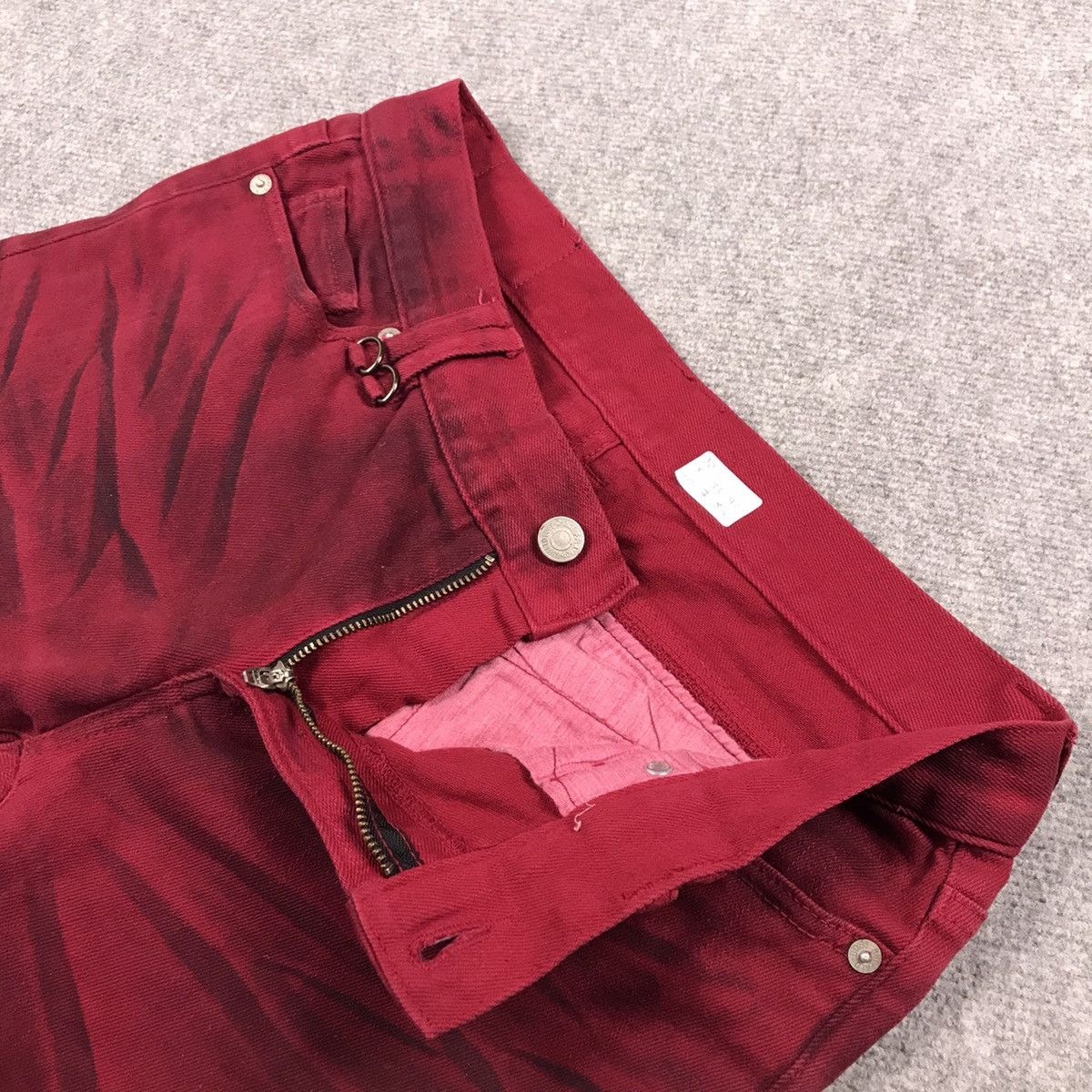 BUFFALO BOBS FLARE JAPANESE PUNK BUFFALO BOBS RED BOOT CUT PANTS Size US 30 / EU 46 - 13 Thumbnail