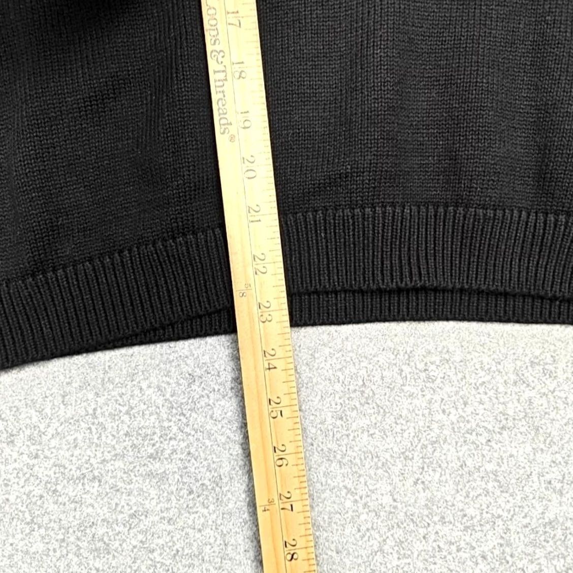 Vintage Ali Golden Sweater Womens XS/S Black Cotton Wool Turtleneck Knit Pullover Size XS / US 0-2 / IT 36-38 - 7 Thumbnail
