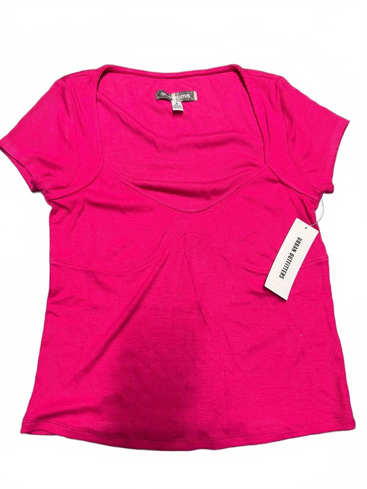 Urban Outfitters Urban Outfitters Women's Pink Ribbed Top - New with Tags Size L / US 10 / IT 46 - 2 Thumbnail