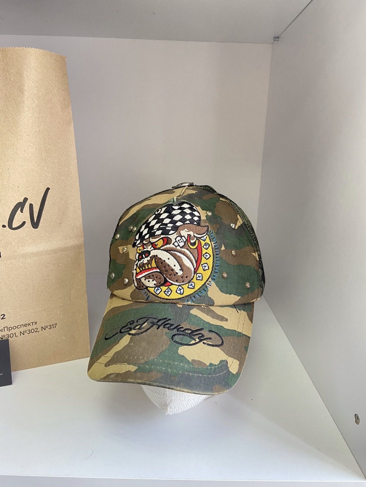 Ed Hardy × Vintage Vintage Camo Ed Hardy Cap Size ONE SIZE - 2 Thumbnail