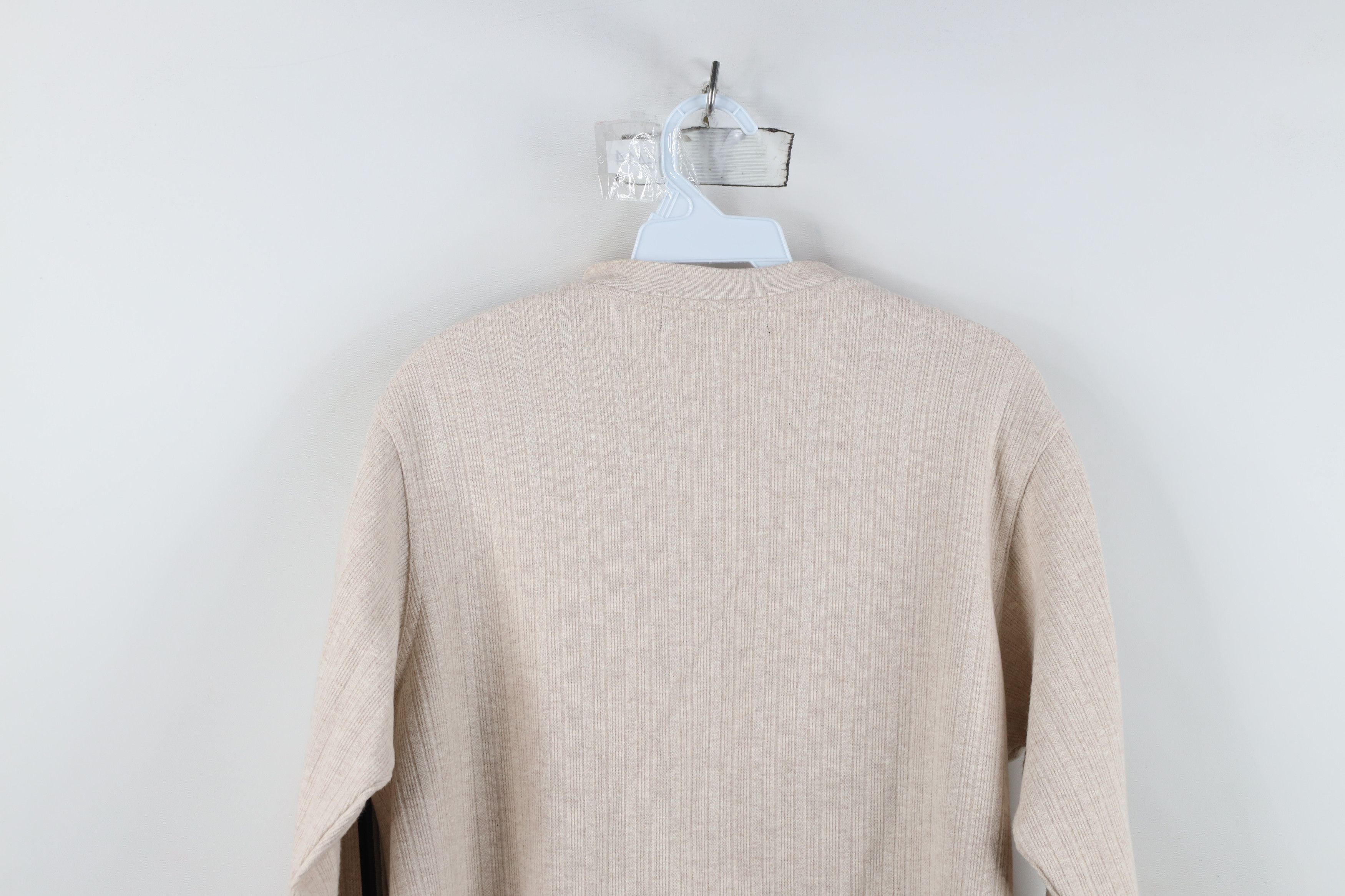Express Vintage 90s Express Heavyweight Knit Long Sleeve T-Shirt Size L / US 10 / IT 46 - 10 Thumbnail