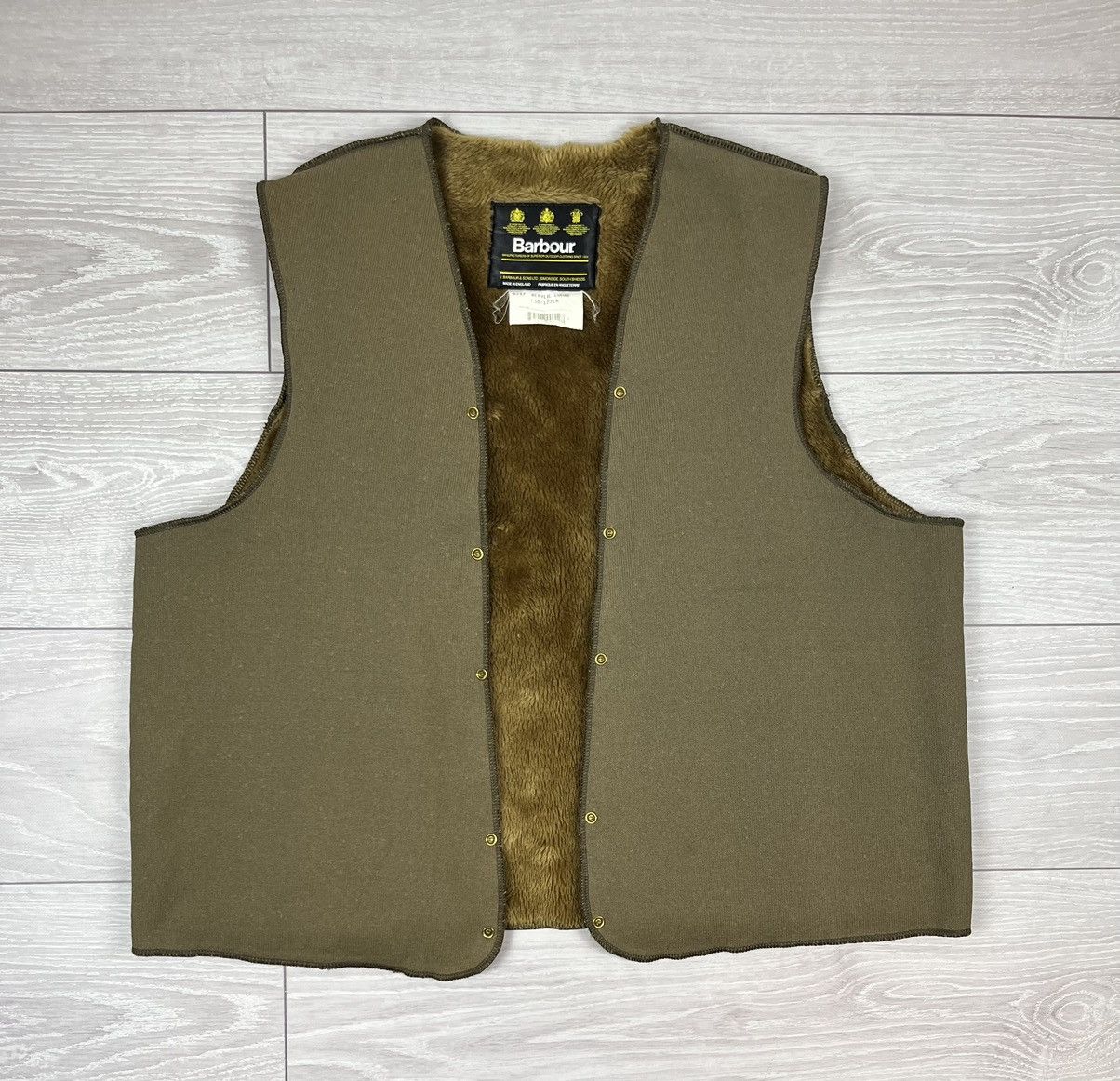 Barbour Barbour Vintage 90s Fur Lining Vest Under Jacket Size US XL / EU 56 / 4 - 1 Thumbnail