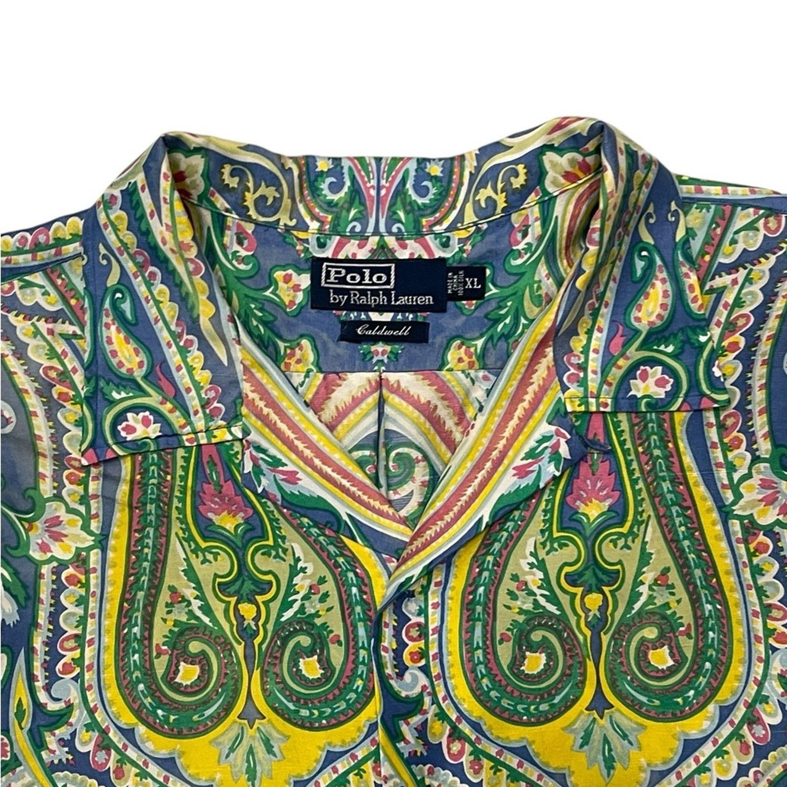 Ralph Lauren Polo Ralph Lauren Luxurious Paisley Pattern Caldwell Silk XL Size US XL / EU 56 / 4 - 3 Thumbnail
