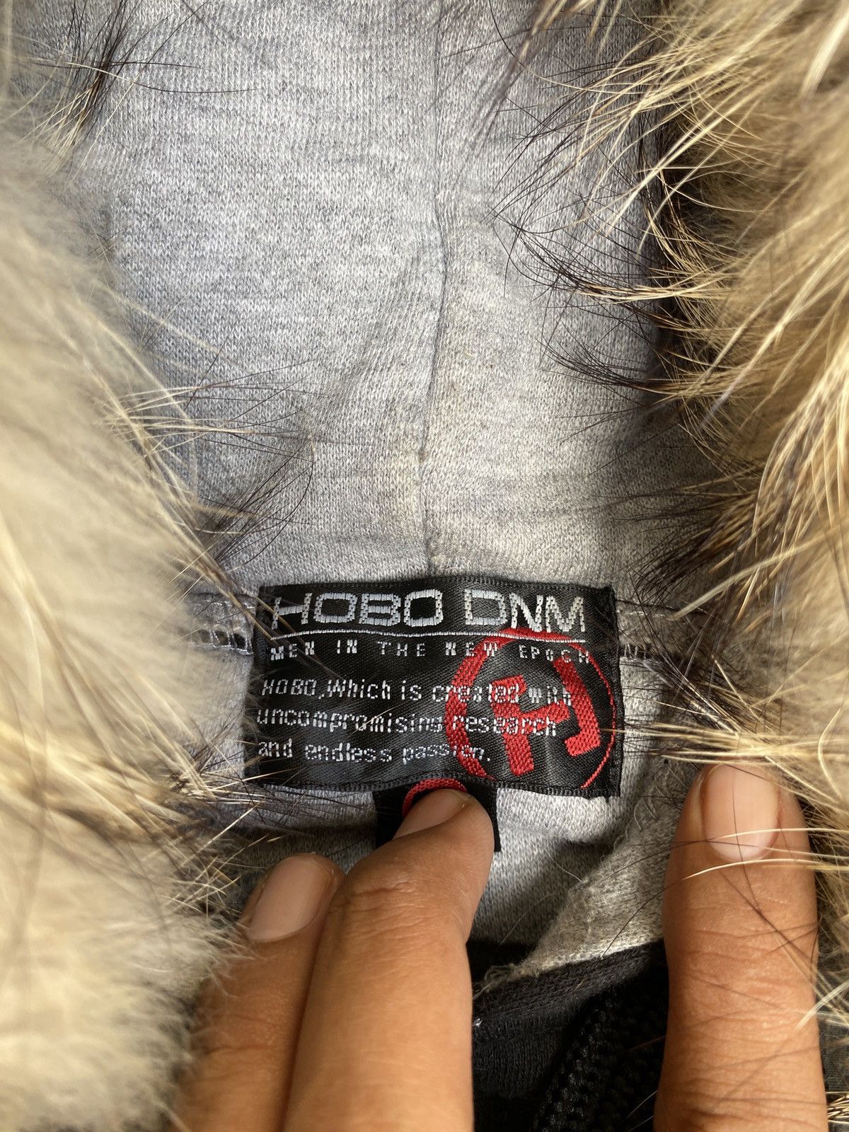 14th Addiction × If Six Was Nine × Le Grande Bleu (L.G.B.) Hobo Denim Fur Hoodie ifsixwasnine lgb style Size US XL / EU 56 / 4 - 4 Thumbnail