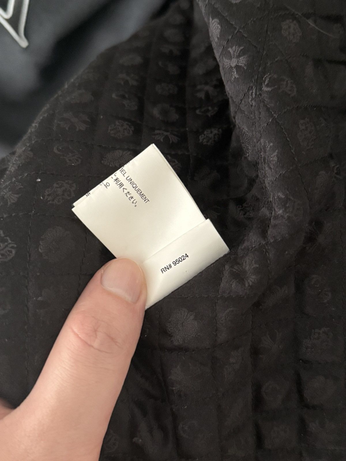 Chrome Hearts *RARE* Chrome Hearts Leather Patched Varisity Jacket Sz. M Size US M / EU 48-50 / 2 - 11 Thumbnail