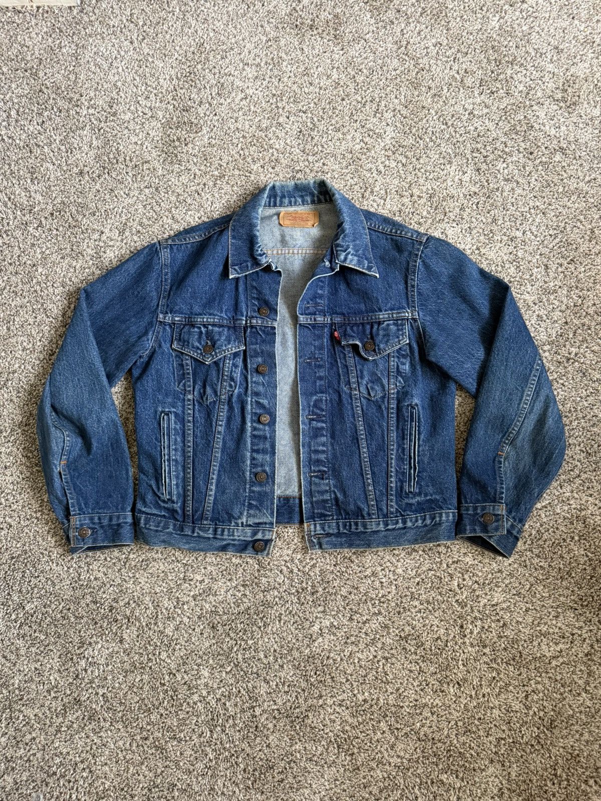 Levi's × Levi's Vintage Clothing × Vintage Vintage Levi's Denim Trucker Jacket Size US S / EU 44-46 / 1 - 1 Thumbnail