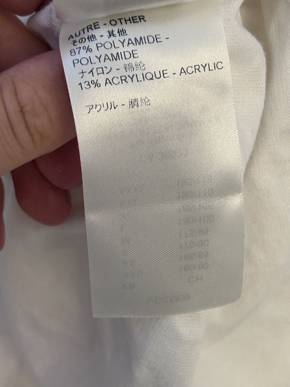 Louis Vuitton Louis Vuitton White Cotton Logo Jacquard Knit T-Shirt Large Size US L / EU 52-54 / 3 - 9 Thumbnail