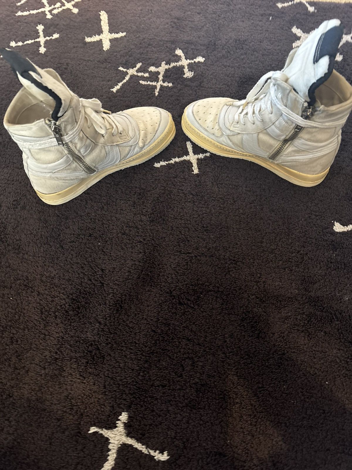 Rick Owens FW08 Rick Owens Milk Ponyhair Dunk Size US 8 / EU 41 - 4 Thumbnail