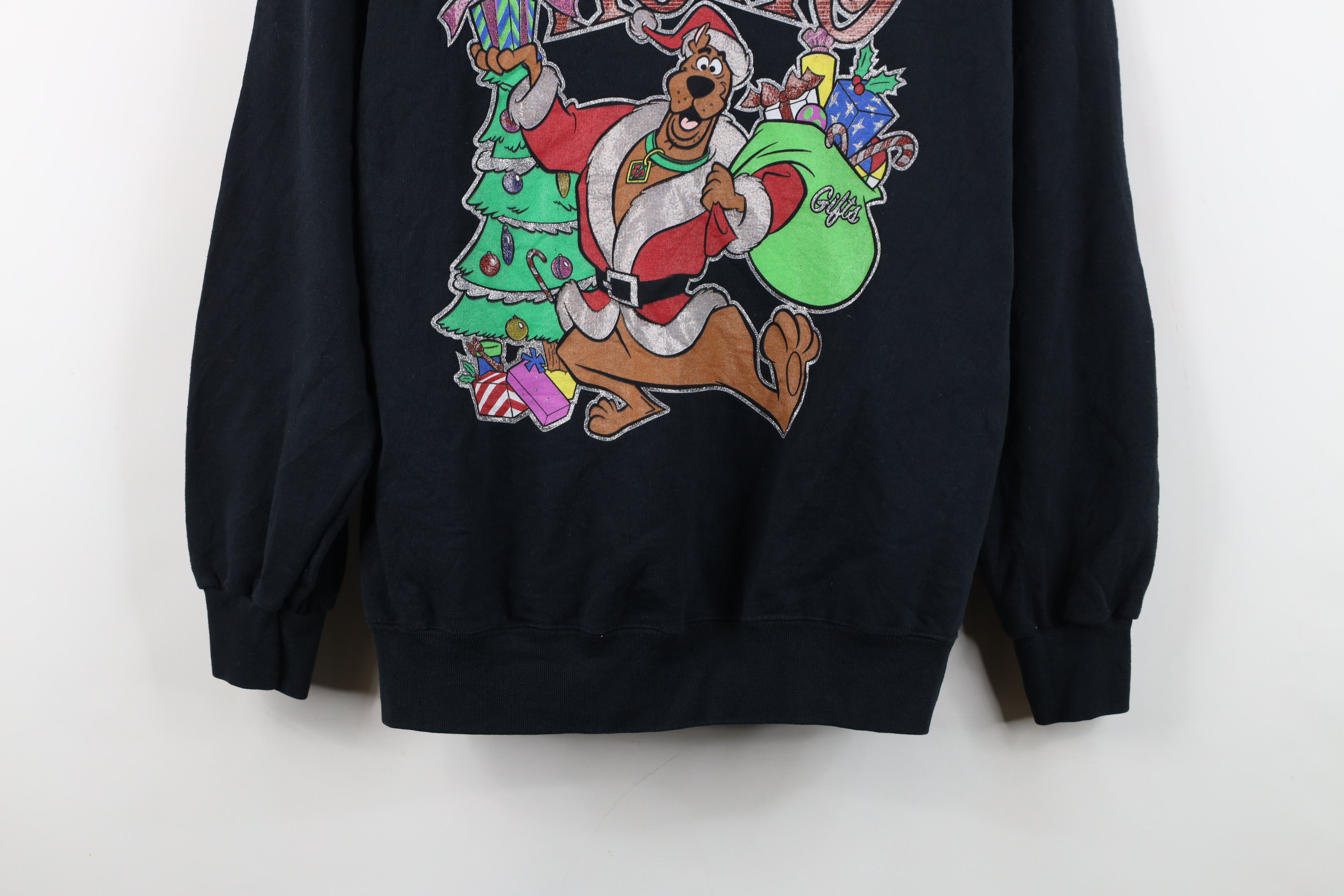 Vintage Vintage 90s Scooby Doo Santa Claus Christmas Sweatshirt Size L / US 10 / IT 46 - 3 Thumbnail