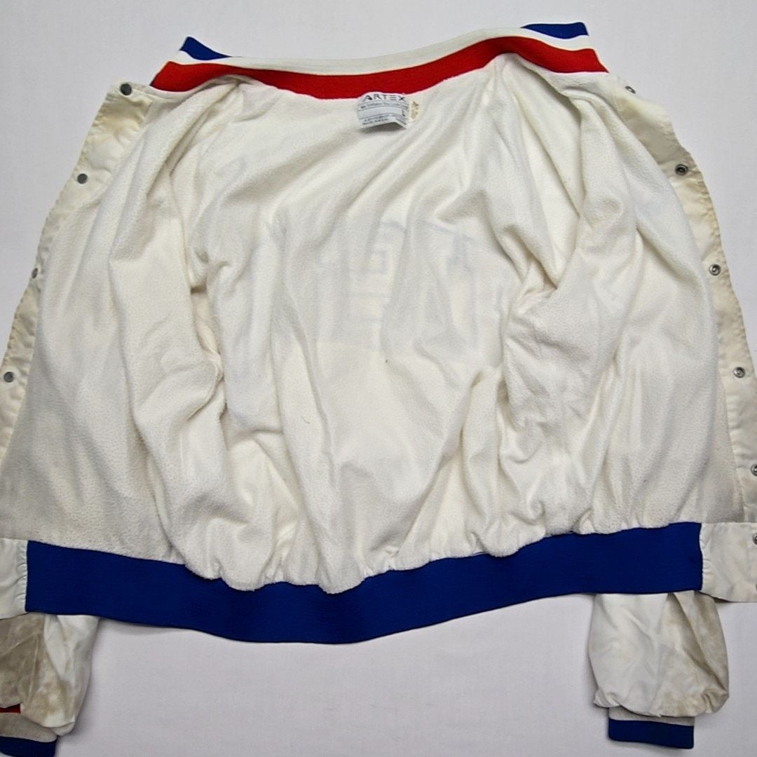 Vintage Vintage USA Olympic Training Jacket Artex White Mens Large Size US L / EU 52-54 / 3 - 10 Thumbnail
