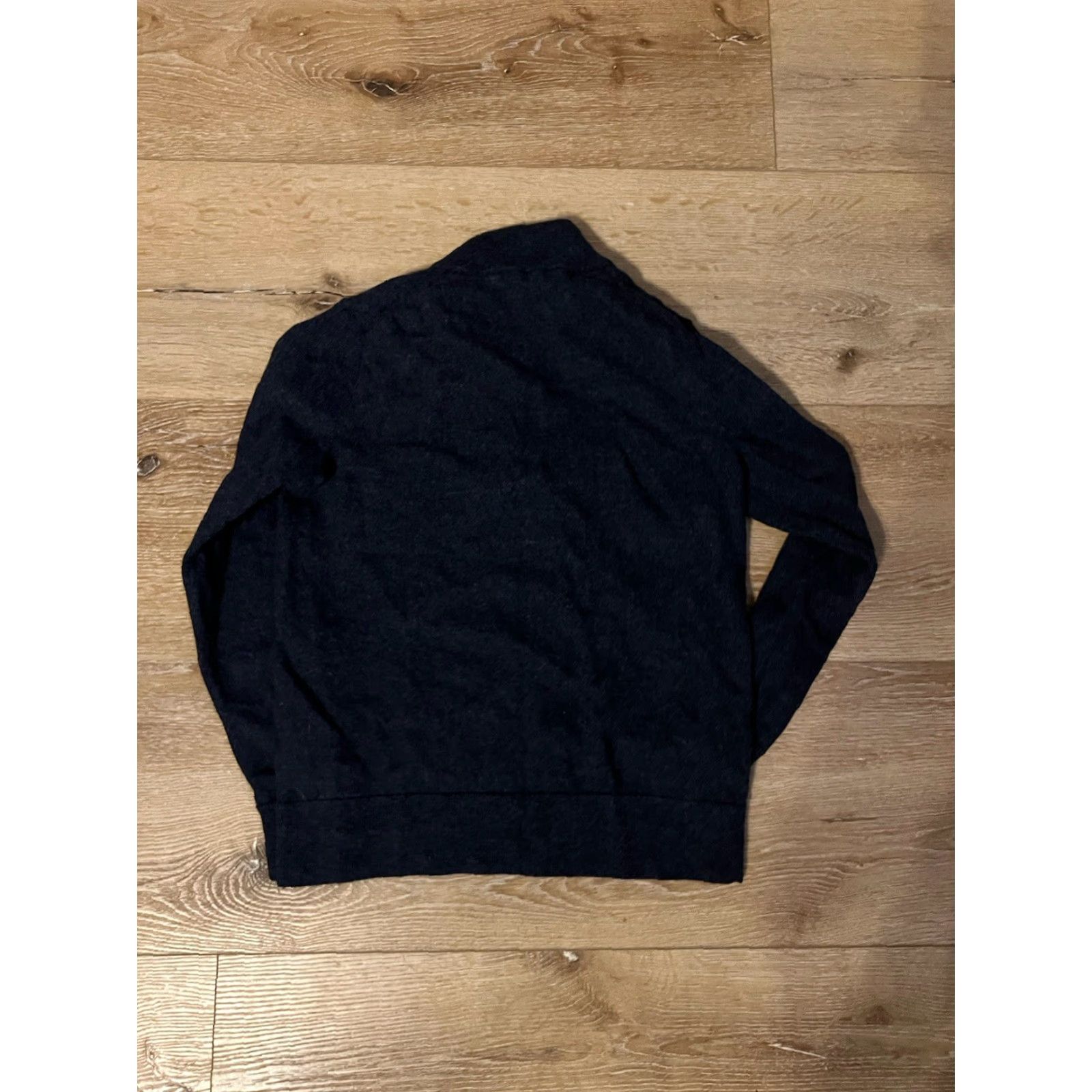 Vintage Artefact Womens Blue 1/4 Zip Merino Wool Pullover Sweater Size Small Size S / US 4 / IT 40 - 2 Thumbnail