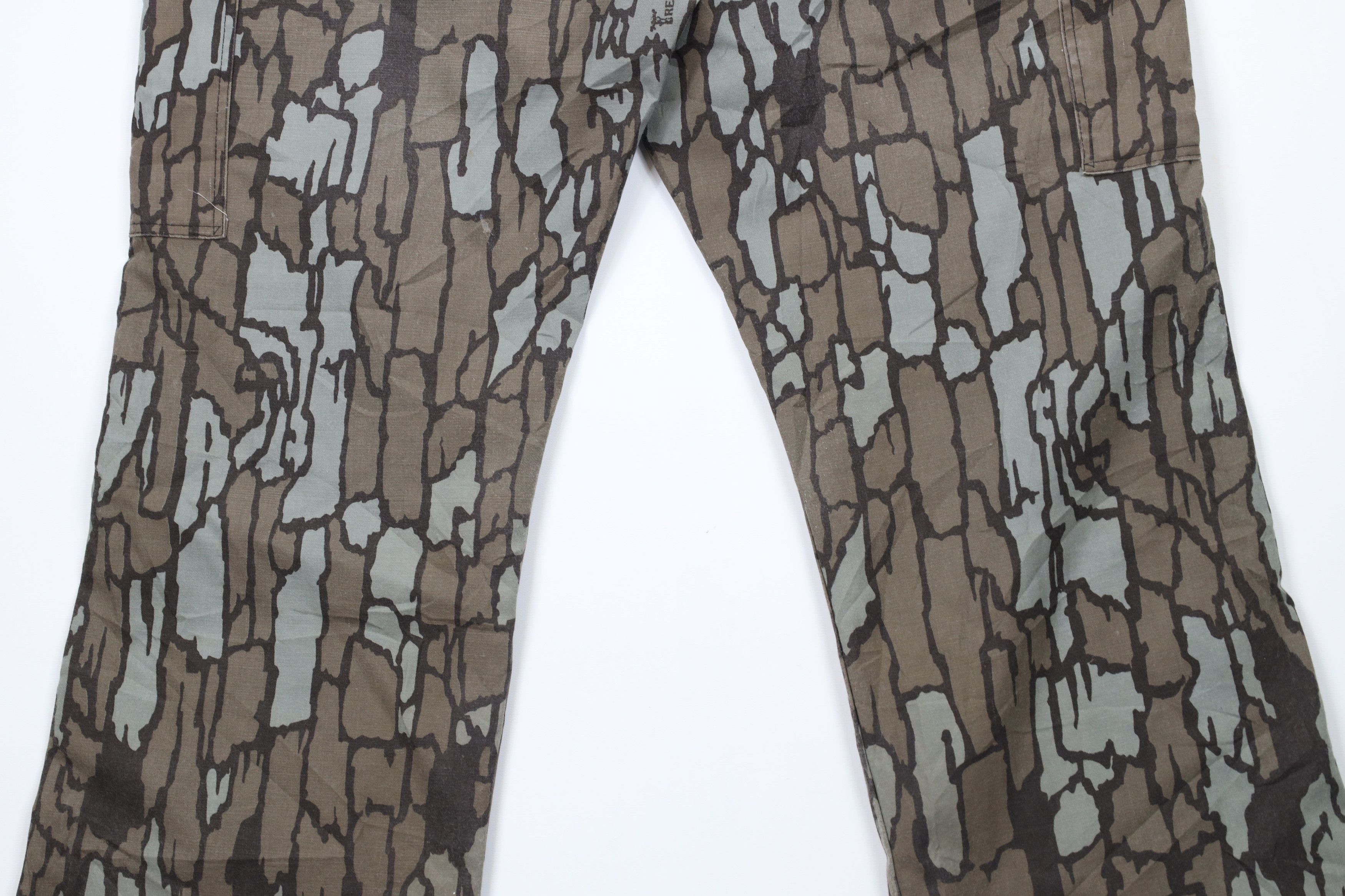Vintage Vintage 80s Trebark Camouflage Wide Leg Cargo Pants USA Size US 36 / EU 52 - 13 Thumbnail