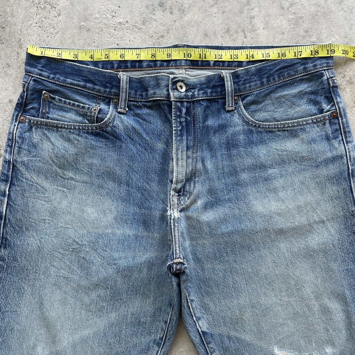 Japanese Brand W38 Vintage Japanese Distressed Jeans Faded Denim Pants Size US 38 / EU 54 - 5 Thumbnail