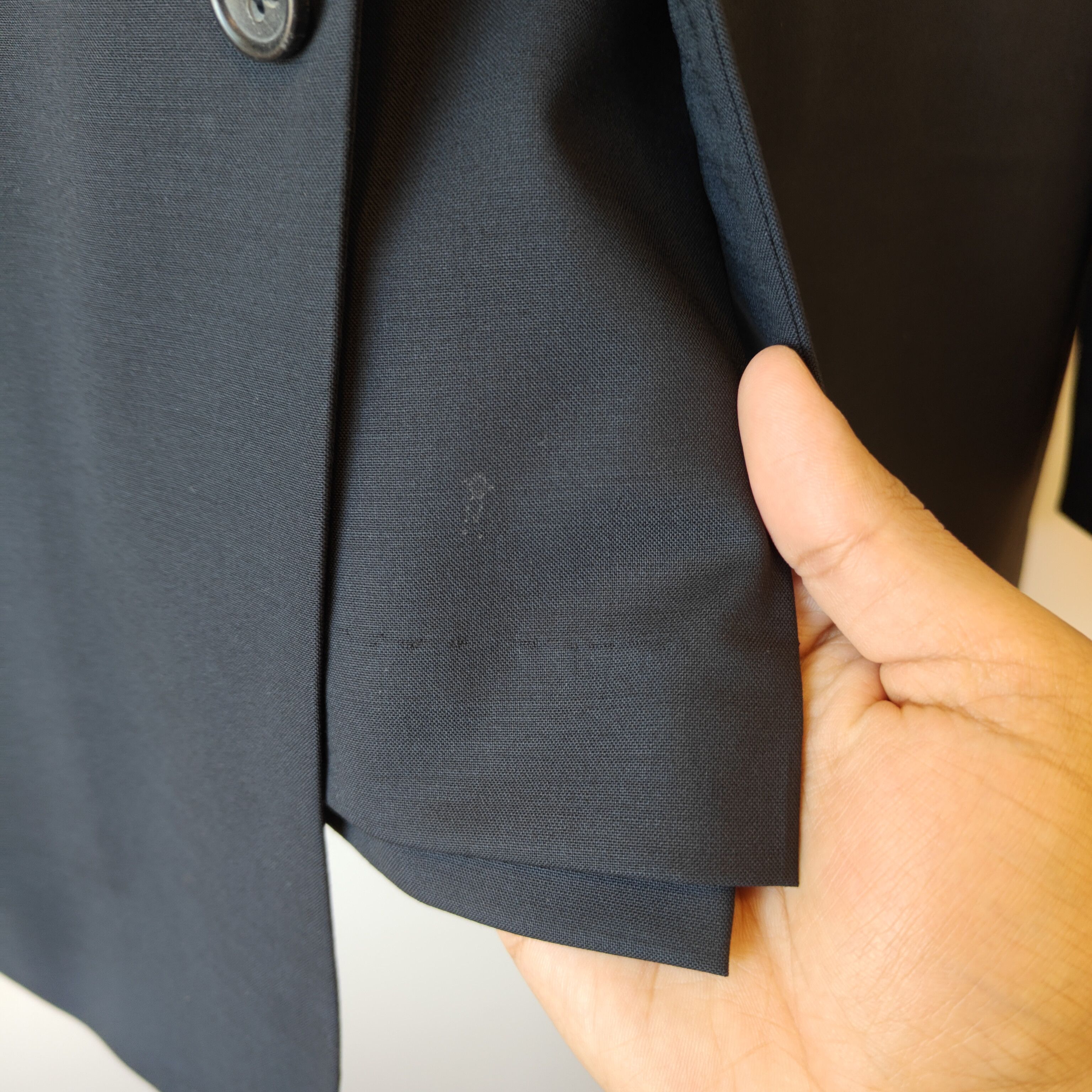 Banana Republic 2000s wool navy suit full set $800 Size 38R - 23 Thumbnail