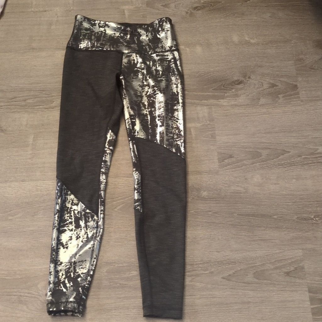 Lululemon Lululemon Wunder Under High-Rise Tight Foil Sz 6 Size 28" / US 6 / IT 42 - 1 Thumbnail