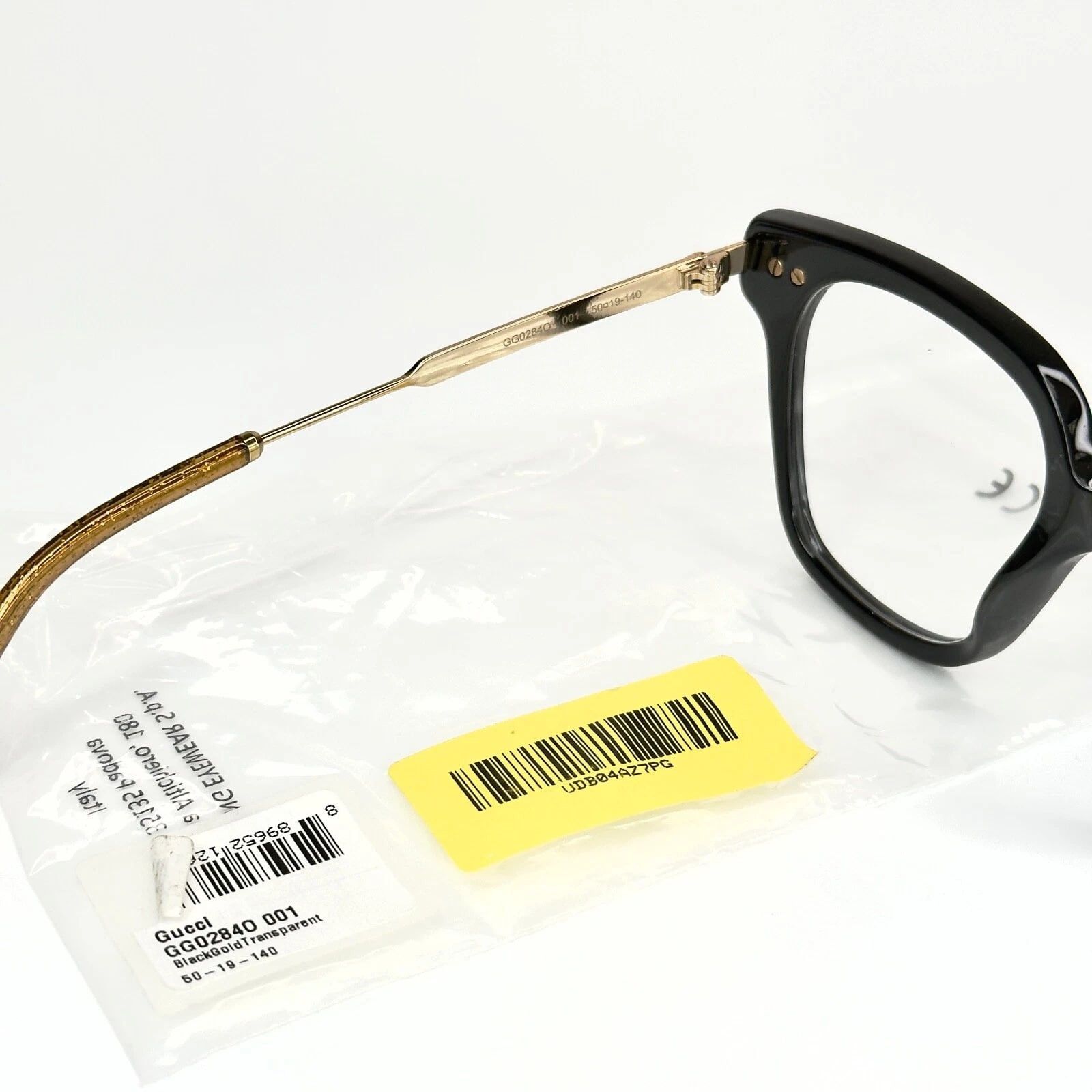 Gucci GUCCI GG0284O 0284 Web Stripe Gold Optical Eyeglasses 001 Size ONE SIZE - 2 Thumbnail