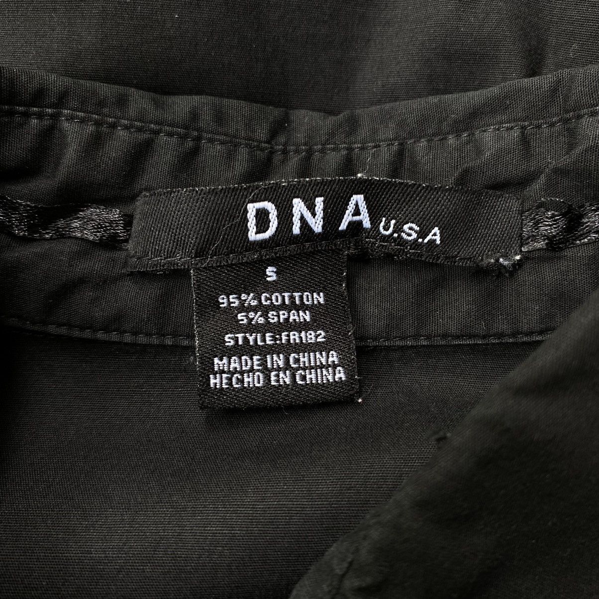 DNA DNA u.s.a Black Tailored Stretch Shirt Size S / US 4 / IT 40 - 14 Thumbnail