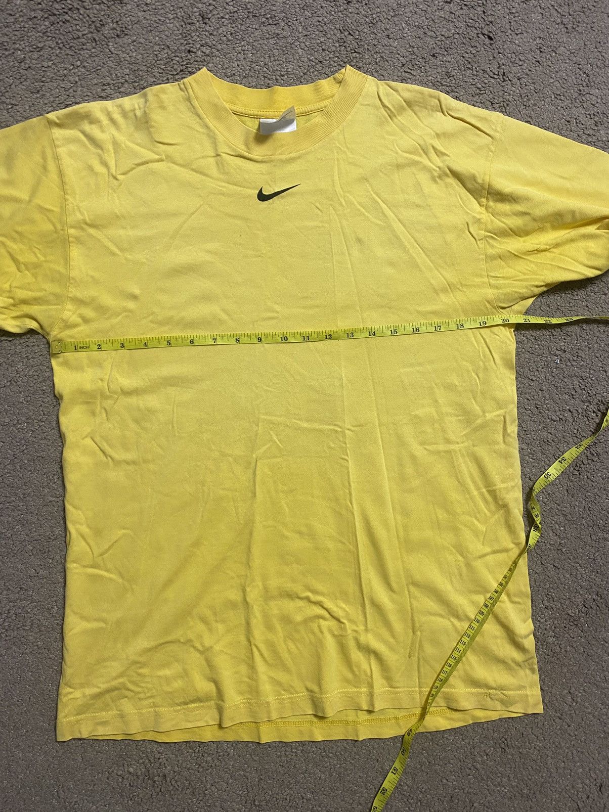 Nike Rare Vintage T-Shirt Nike Centr Logo Drill small big swoosh. Size US M / EU 48-50 / 2 - 12 Thumbnail
