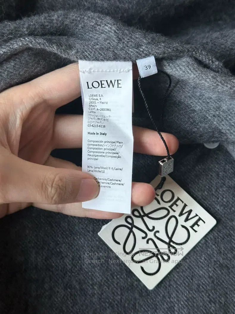 Loewe Loewe size 39 Large Logo Leather Patch Shirt Jacket Size XS / US 0-2 / IT 36-38 - 5 Thumbnail