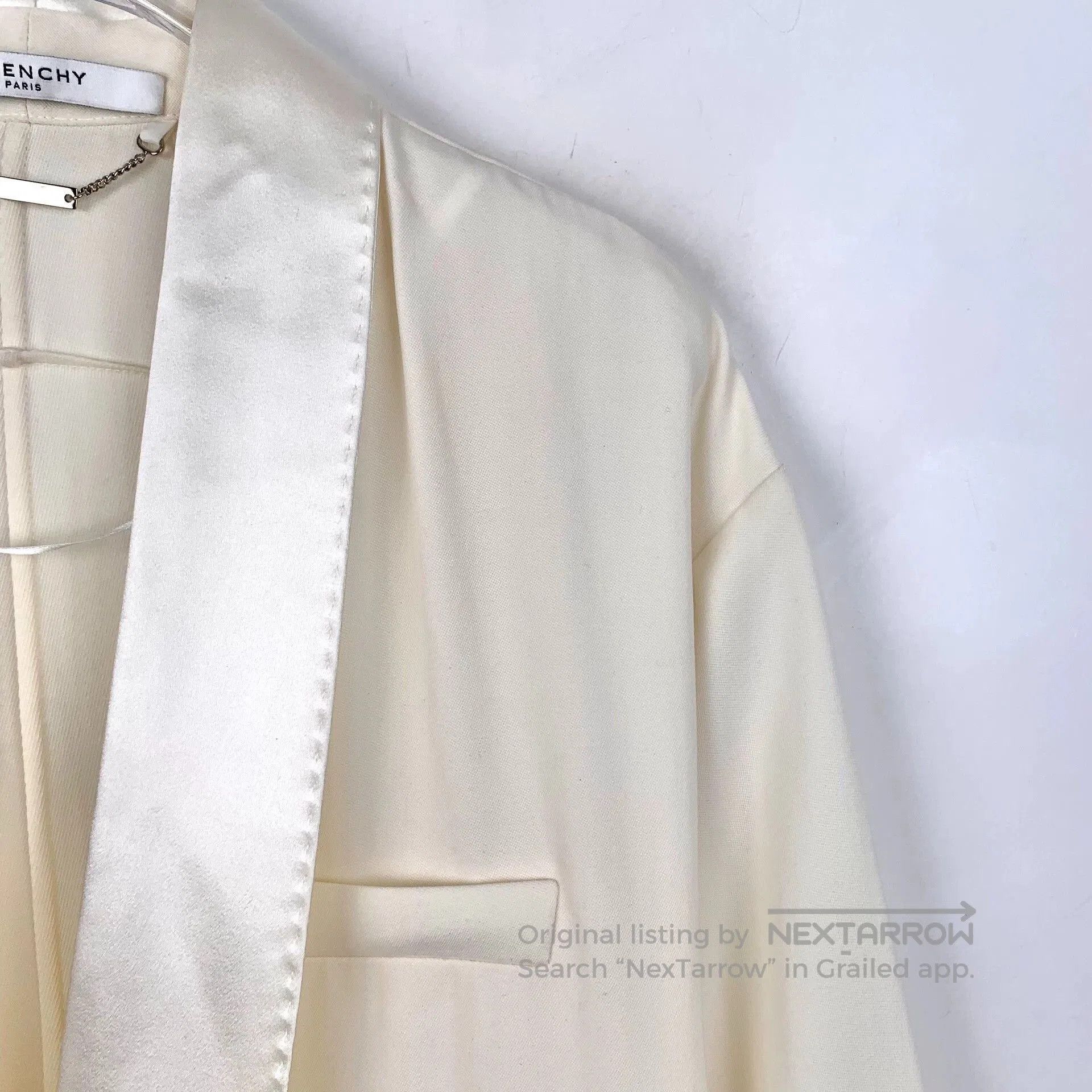 Givenchy givenchy cream wool open coat 34 xxS. Size US XXS / EU 40 - 3 Thumbnail