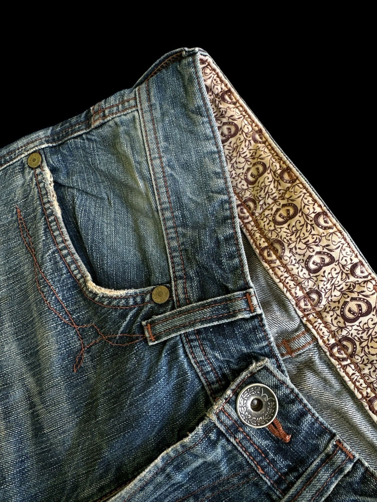 Kapital Flare 💥 Edwin Bluewashed Bootcut 💥 Size US 33 - 3 Thumbnail