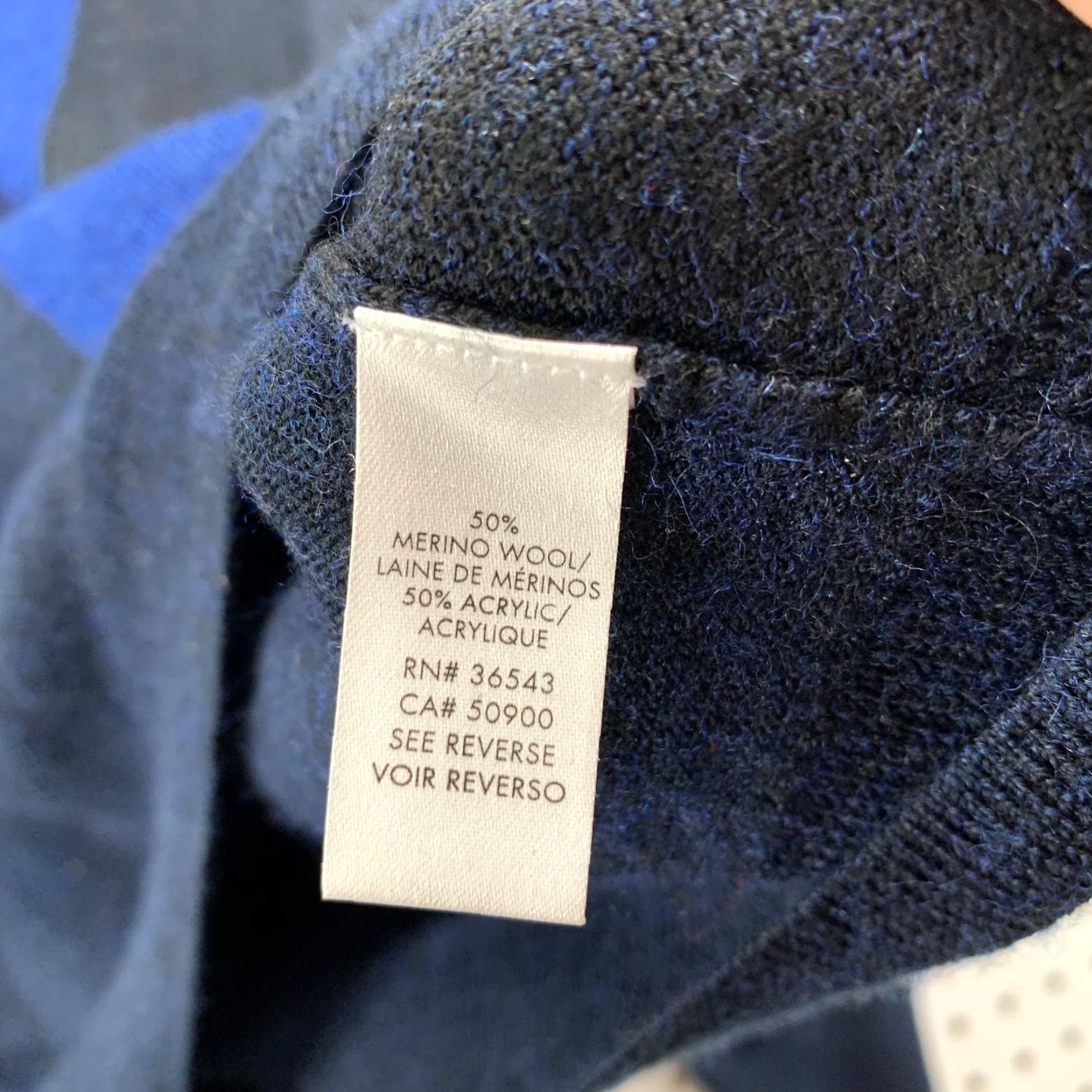 Calvin Klein Calvin Klein Mens Large Blue Merino Wool Lightweight Casual Sweater Wool Blend Knit Pullover Crew Neck Long Sleeve Solid 60s? Size US L / EU 52-54 / 3 - 6 Thumbnail