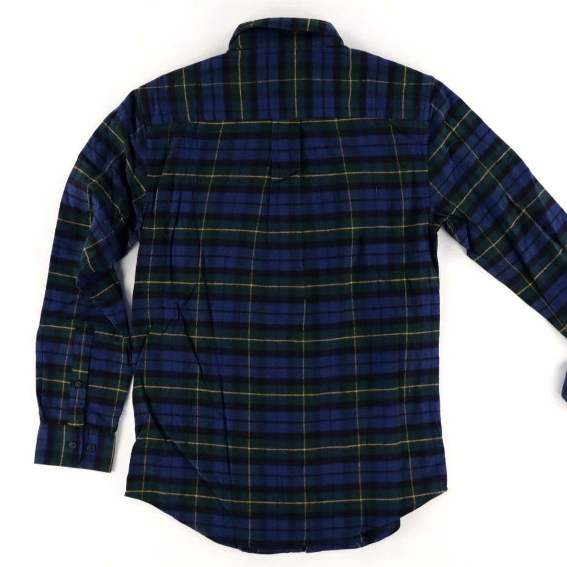 Croft & Barrow Croft & Barrow Extra Soft Flannel Plaid Long Sleeve Button Down Shirt Blue Men's S Size US S / EU 44-46 / 1 - 4 Thumbnail