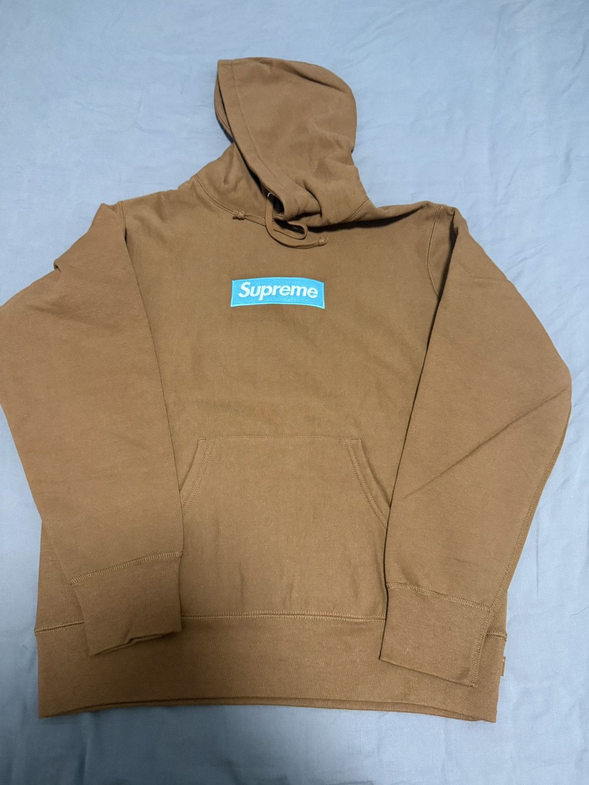 Supreme Supreme fw17 rust Brown box logo hooded sweatershirt Size US M / EU 48-50 / 2 - 2 Thumbnail