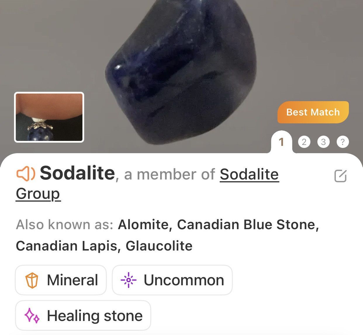 Handmade Handcrafted elegant bead capped sodalite faceted earrings Size ONE SIZE - 5 Thumbnail