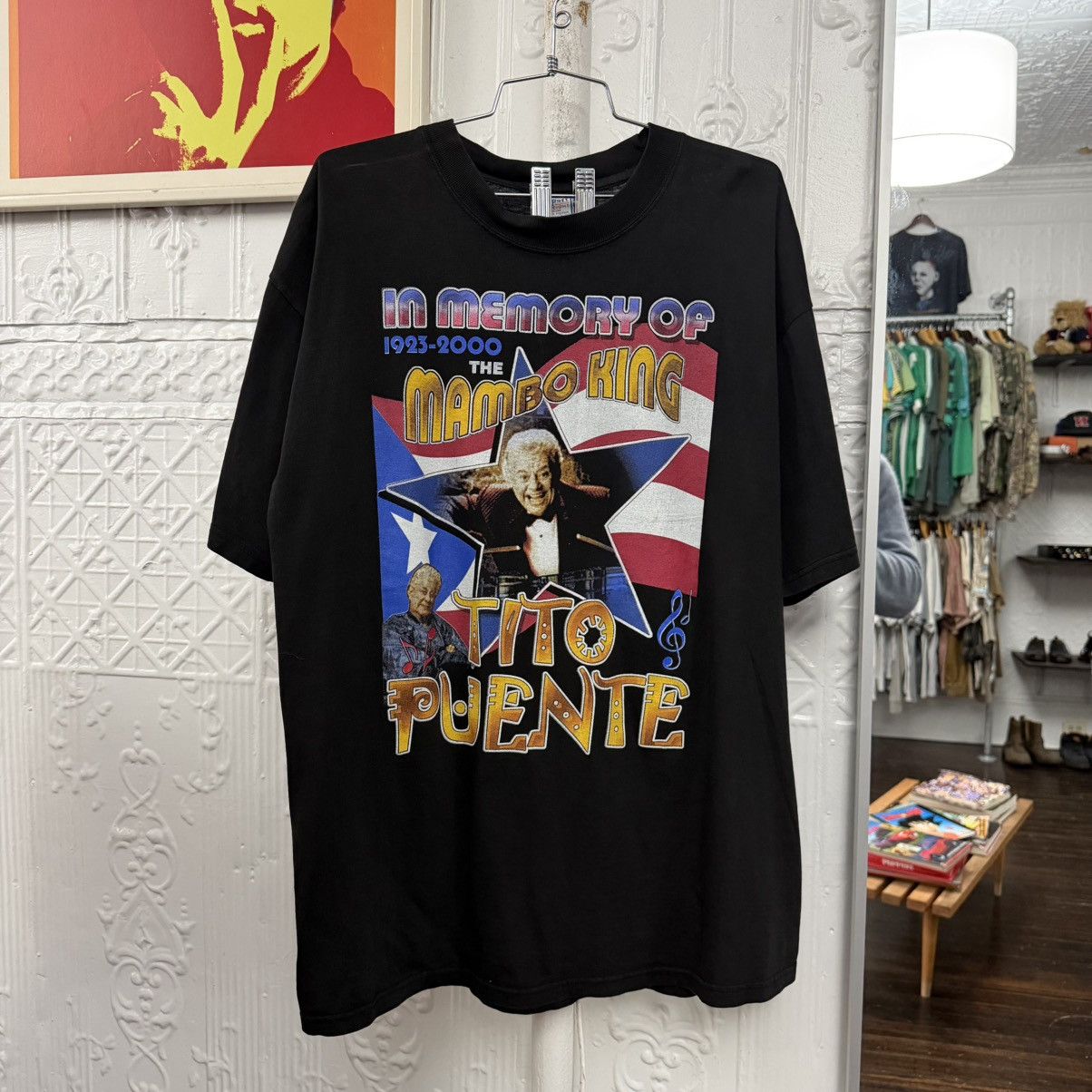 Vintage vintage tito puente mambo king rap tee tshirt Size US XL / EU 56 / 4 - 1 Thumbnail