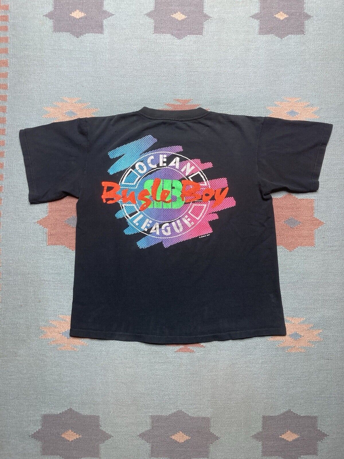 Bugle Boy × Vintage 80s graphic t shirt bugle boy ocean league surf skate medium Size US M / EU 48-50 / 2 - 1 Thumbnail