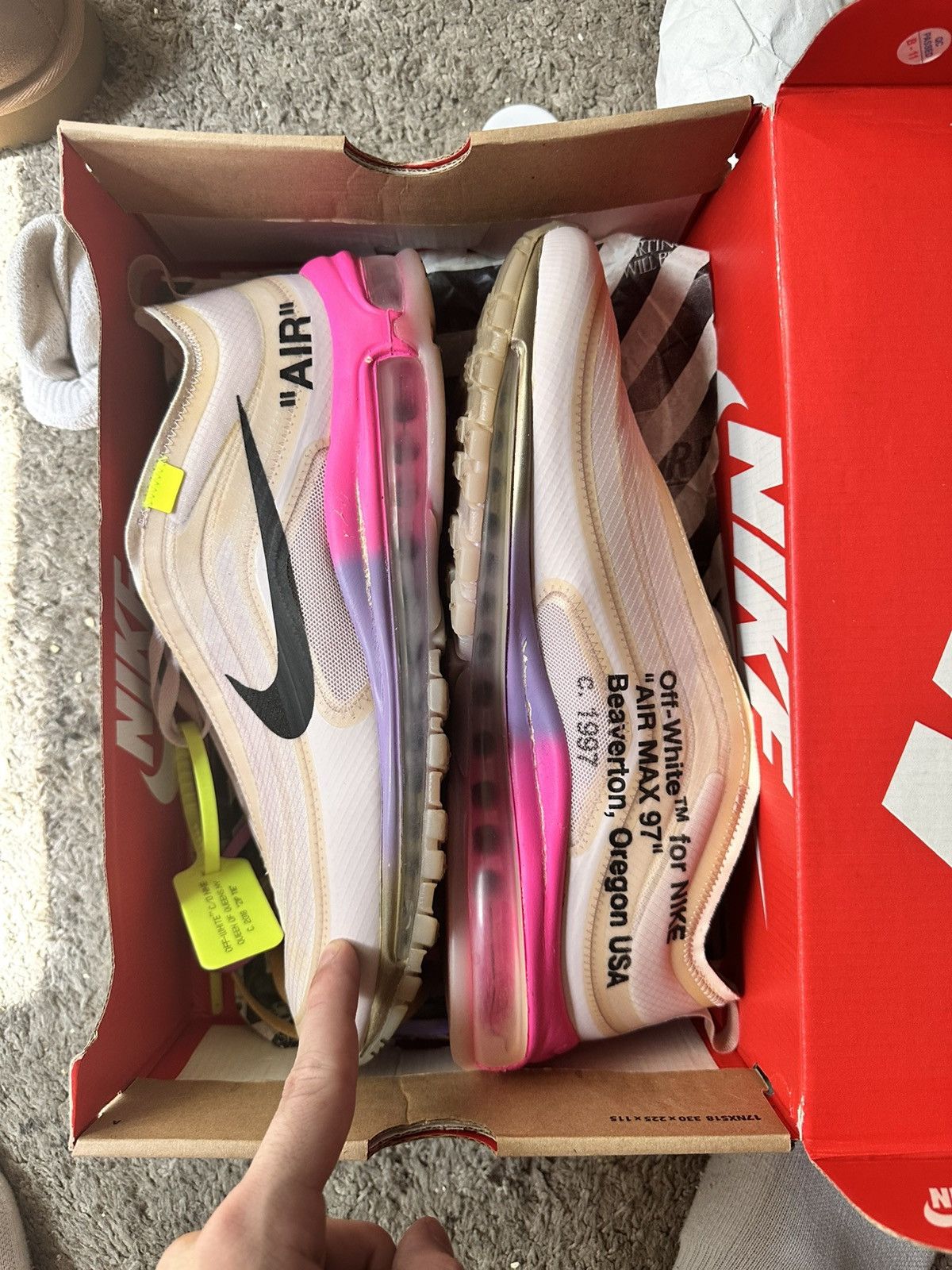 Nike × Off-White Off white Airmax97 serena williams. Size US 11 / EU 44 - 2 Thumbnail