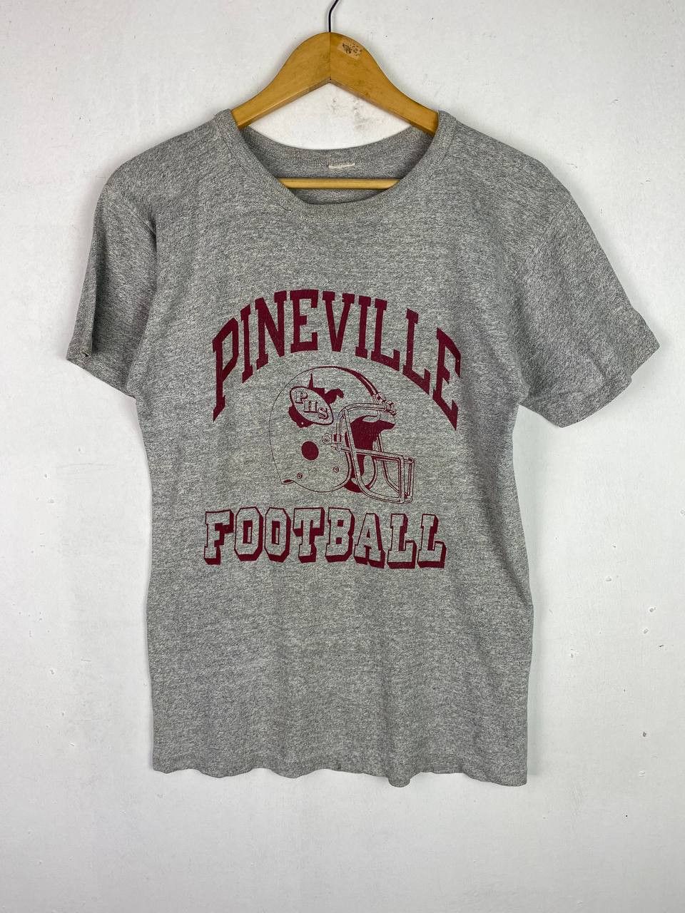 Vintage vintage 70s pineville football tee distressed Size US S / EU 44-46 / 1 - 1 Thumbnail